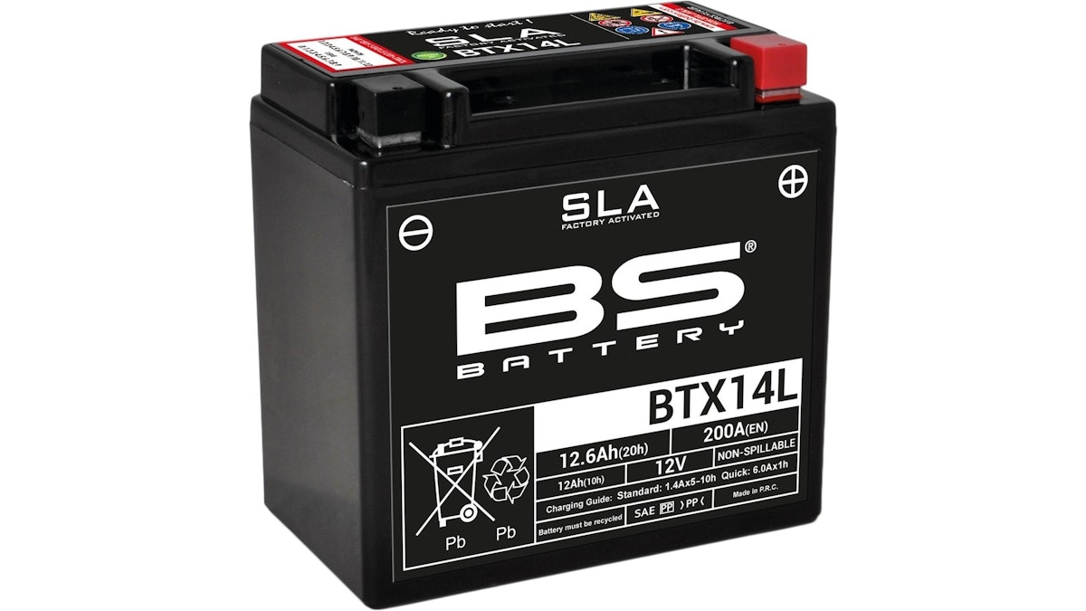 BS-Battery Batterie BS-Battery, SLA, versiegelt, Batterie "YTX14L-BS" von Bs Battery