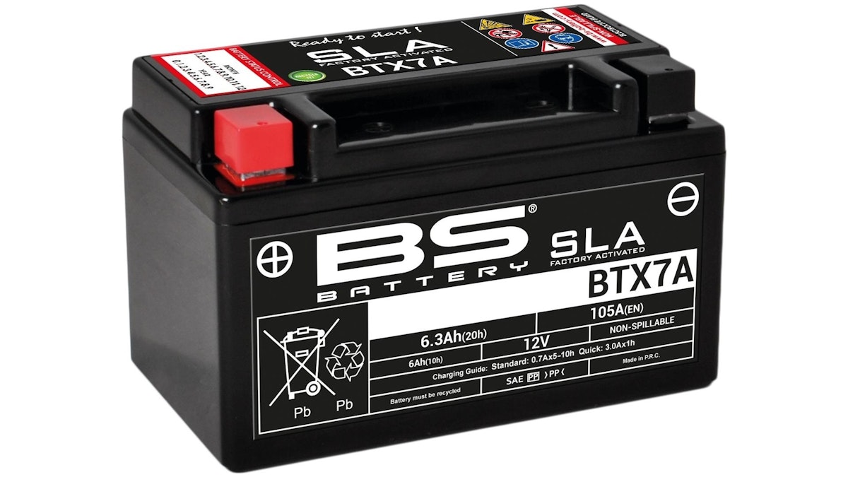 BS-Battery Batterie BS-Battery, SLA, versiegelt, Batterie "YTX7A-BS" ETN: 506 015 005 von Bs Battery