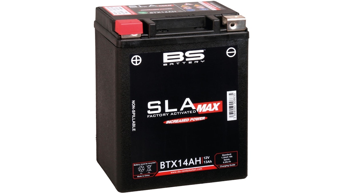 BS-Battery Batterie BS-Battery, SLA-MAX, versiegelt, startverstärkt, Batterie "YTX14AH-BS" von Bs Battery