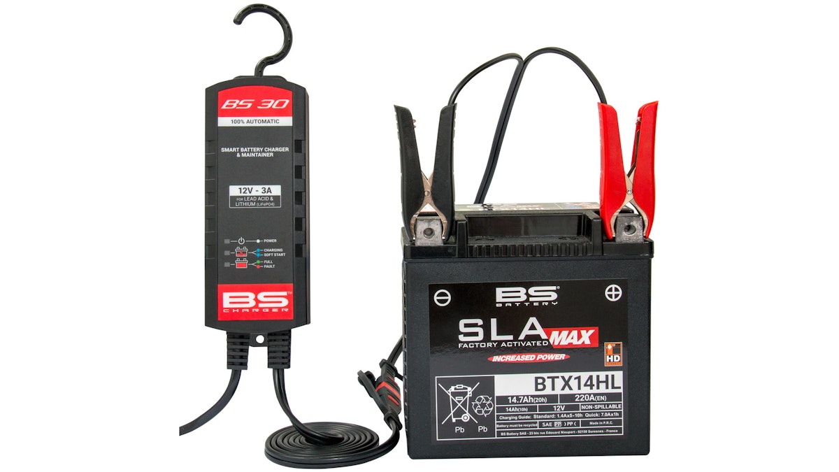 BS-Battery Batterieladegerät 12 Volt, Batterieladegerät "BS30" Maximale Ladestromstärke 3, 0 A von Bs Battery