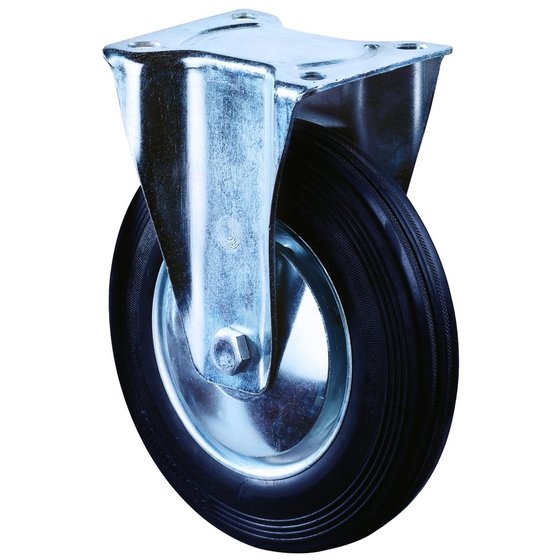 BS ROLLEN - Transp.geräte-Bockrolle,Rad Ø 225mm, L410.B55, 250kg, stahl verzinkt von Bs Rollen