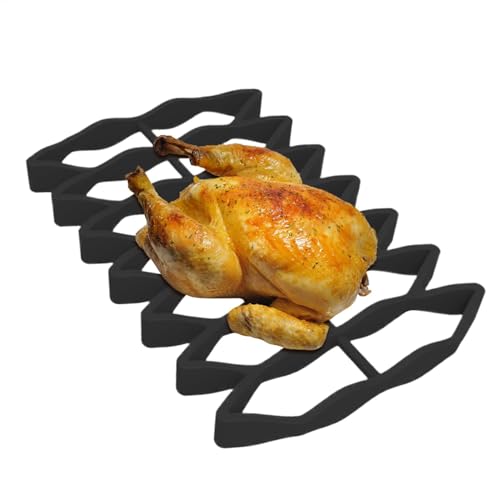 Backofen Silikon Bratrost Backofen Silikon Bräter Rost Pfanne Hochtemperaturbeständiges Grillwerkzeug Antihaft Silikon Bratrost Silikon Bräter Pfanne Silikon Bräter für von Bsbkoj