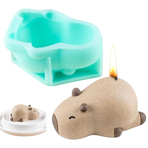 Bsbkoj Capybara-Formen aus Silikon mit Tiermotiven – lebensmittelechtes, flexibles Backzubehör für Mousse, , Kuchendekorationen, Kerzen, Harzhandwerk Bsbkoj Capybara-Formen aus Silikon mit Tiermotiven – lebensmittelechtes, flexibles Backzubehör für Mousse, , Kuchendekorationen, Kerzen, Harzhandwerk von Bsbkoj