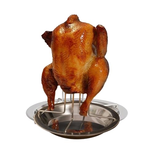 Bsbkoj Grillständer Für Bierdosen-Huhn | Edelstahl BBQ Halter Zum Grillen | Tragbarer Grillrost Mit Auffangschale Für Garten Camping Party Bsbkoj Grillständer Für Bierdosen-Huhn | Edelstahl BBQ Halter Zum Grillen | Tragbarer Grillrost Mit Auffangschale Für Garten Camping Party von Bsbkoj