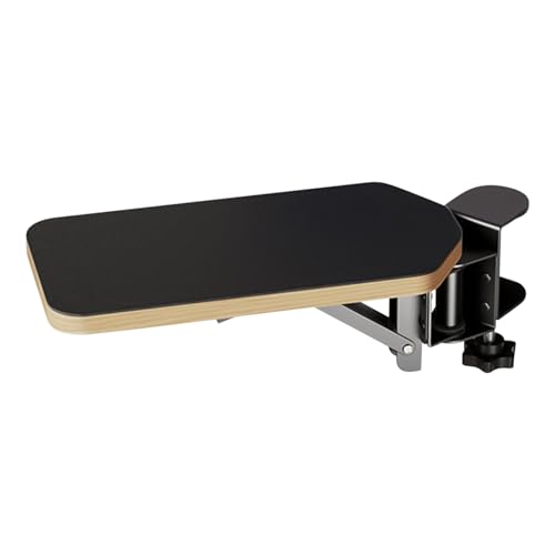 Desk Arm Rest, Wooden Table Extender with 90 Degree Rotatable Foldable Padded Support, Ergonomic Cushion for Typing Gameplay Computer Airplane Studio Workplace and Desktop Desk Arm Rest, Wooden Table Extender with 90 Degree Rotatable Foldable Padded Support, Ergonomic Cushion for Typing Gameplay Computer Airplane Studio Workplace and Desktop von Bsbkoj