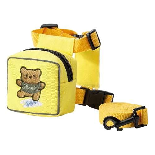 Hunde-Rucksack-Geschirr, Reisegeschirr, 47 x 44 x 120 cm, verstellbar, niedlich, bunt, Hunde-Wanderausrüstung, lässt sie kleine Gegenstände tragen, macht es zu einem tollen Reisebegleiter von Bsbkoj