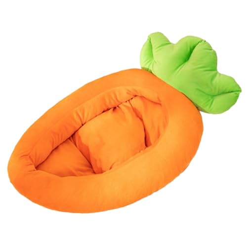 Katzenbett - kleines, mittelgroßes Haustiernest für Kätzchen, tragbares bequemes Schlafdesign mit waschbarem materiellem Karottenstil, Hundepolster für Innenzimmer, Wohnzimmer, Balkon, Schlafsaal Katzenbett - kleines, mittelgroßes Haustiernest für Kätzchen, tragbares bequemes Schlafdesign mit waschbarem materiellem Karottenstil, Hundepolster für Innenzimmer, Wohnzimmer, Balkon, Schlafsaal von Bsbkoj