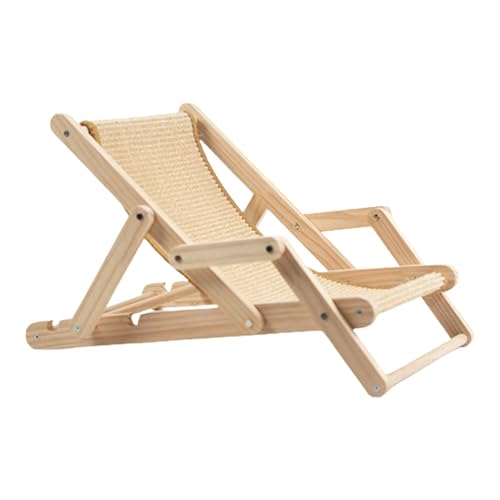 Kratzbrett aus Sisal, kratzfest, für Sofas, 57 x 36 x 35 cm, praktisch, tragbar, stilvoll, faltbar, Sisal-Pad, Katze, platzsparendes Haustierbett für Indoor-Katzen von Bsbkoj
