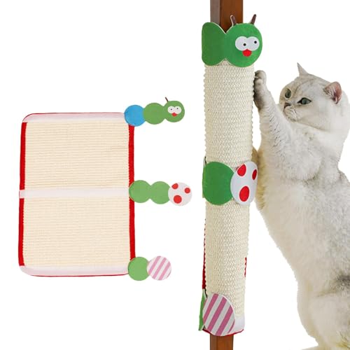 Kratzmatte für Katzen, selbstklebend, kratzfest, starker Kletterteppich, Möbelschutz, 54 x 50 cm, kompakt, ideal für Sofas, Türen, Wände von Bsbkoj