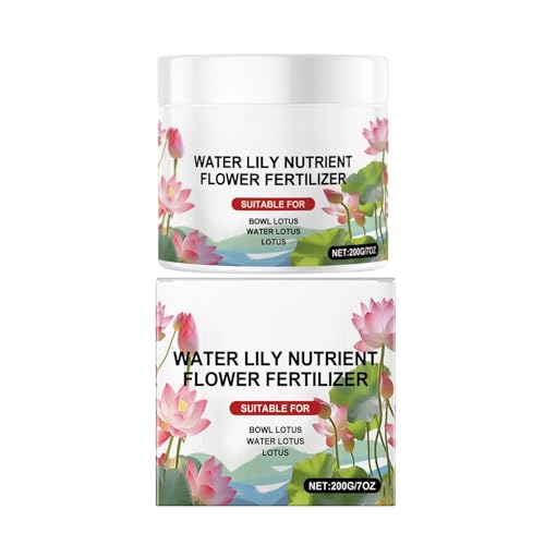 Pond Water Lily Fertilizer, Natural Flowering Nutrient Powder, Aquarium Lily Food, Aquatic Plant Cultivation Solution for Aquariums, Backyard Ponds and Parks, 2.83x2.44 inches von Bsbkoj