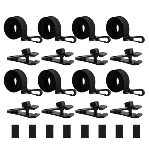Pool Solar Cover Straps and Clips, Attachment Kit with UV-Resistant Hooks and Sturdy Replacement Grommets, Secure Fastening Solution for Swimming Pools, Recreation, Outdoor Use von Bsbkoj