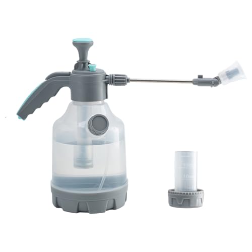 Pumpspray, 3l Handpumpe Gießkanne Flasche, rutschfester Griff Tank, verlängerter Stab Sprüher, verstellbare Wasserschlauchdüse, ideal zum Düngen von Terrasse, Rasen, Garten, Bauernhof von Bsbkoj