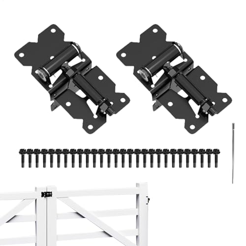 Robuste Torscharniere, verstellbar, automatisches Schließen, Edelstahlscharnier, Holzzaun-Installationswerkzeug, Außentore, Hardware für Terrasse, Hof, Fenster, Verpackungsgröße: 21 x 14 x 10 cm Robuste Torscharniere, verstellbar, automatisches Schließen, Edelstahlscharnier, Holzzaun-Installationswerkzeug, Außentore, Hardware für Terrasse, Hof, Fenster, Verpackungsgröße: 21 x 14 x 10 cm von Bsbkoj
