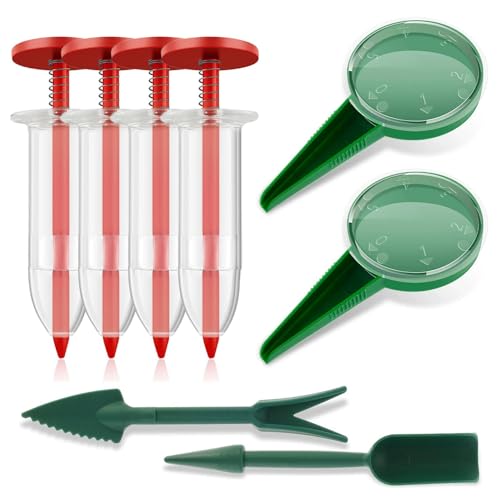 Seeding Planter Tool Potted Handheld Seeder Garden Manual Seedling Planter Portable Spreading Tool 8X for Vegetables and Flowers, Ideal for Easy Gardening and Planting von Bsbkoj
