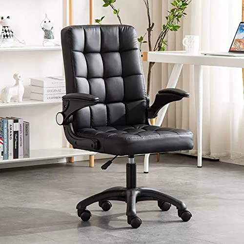 Bseack Bürostuhl Exekutive und ergonomischer Drehstuhl, höhenverstellbar, hohe Rückenlehne, PU-Leder, Gaming-Schreibtischstuhl for Büro, Besprechungsraum Tragfähigkeit: 330 Pfund (ohne Fußstütze) von Bseack