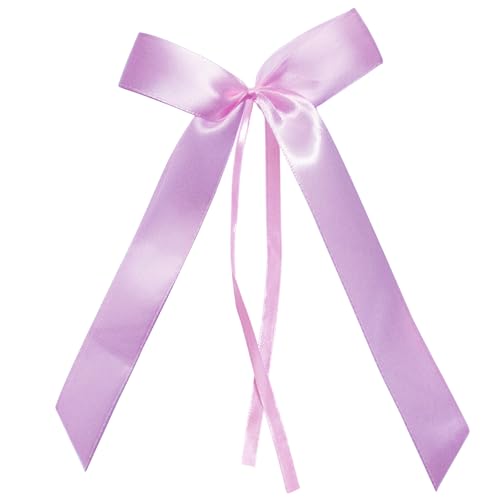 100 StüCk Deko Schleifen Geschenkschleifen Schleifenband Hochzeit Dekoschleife GroßEs Geschenk BöGen Autoschleifen FüR Hochzeit Geburtstage Geschenkverpackung Auto Deko TüTen ZuckertüTen (Violett) von Bseical