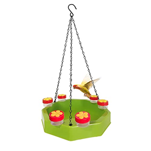 Vogeltränke Hängend in Garten,Vogelfutterspender Zum Aufhängen,Vogeltränke Aus Kunststoff,Vogeltränke Wellensittich Balkon,Vogeltränke Hängend Rostfrei,Mit 6 Futterhäuschen,Vogeltränkenzubehör Vogeltränke Hängend in Garten,Vogelfutterspender Zum Aufhängen,Vogeltränke Aus Kunststoff,Vogeltränke Wellensittich Balkon,Vogeltränke Hängend Rostfrei,Mit 6 Futterhäuschen,Vogeltränkenzubehör von Bseical