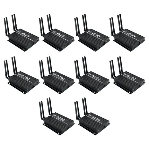 Bsowte 10 x NGFF (M.2) 4G/5G Modul auf USB 3.0 Adapter mit Kühlerlüfter/Dual-SIM-Kartensteckplatz und Zusatzstrom von Bsowte