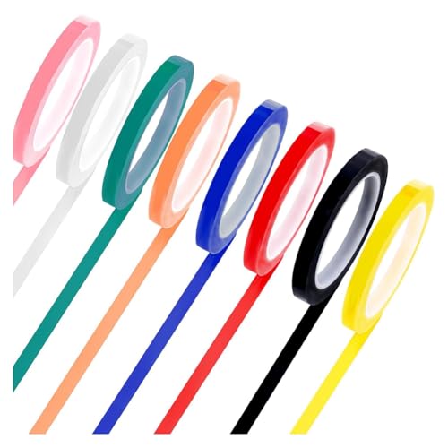 Bsowte Instrumenten-Kennzeichnungsband, autoklavierbar, 270 Fahrenheit, 216 Ft/L x 1 cm/B, 8 Rollen von Bsowte