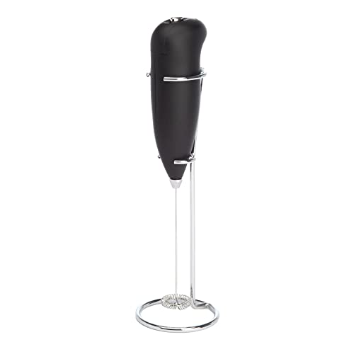 Bsowte Milchaufschäumer mit Ständer, Hand-Schneebesen, Getränkeschäumer, Mini-Mixer für Kaffee, Frappe, Matcha, Espresso von Bsowte