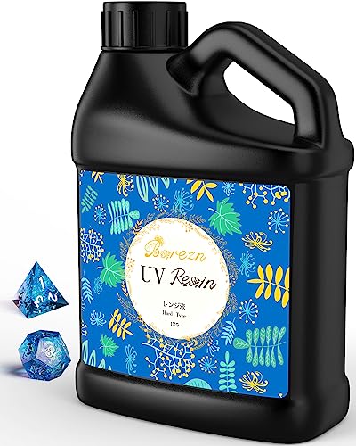 Bsrezn 1000g Bulk UV Harz Hart, Kristallklar Große UV Heilung Epoxidharz Kit Vormischung Harz UV Transparent Solar Activated Kleber für Schmuck Making Fast Aushärtung 1KG Bsrezn 1000g Bulk UV Harz Hart, Kristallklar Große UV Heilung Epoxidharz Kit Vormischung Harz UV Transparent Solar Activated Kleber für Schmuck Making Fast Aushärtung 1KG von Bsrezn