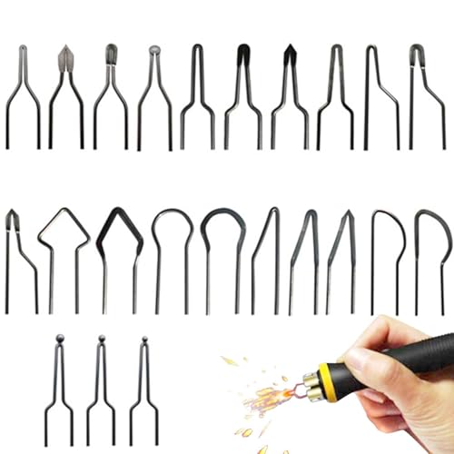 23 Stück Heizdraht Hohe Impedanz, Pyrographie Spitzen, Pyrographie-Drahtspitzen-Set, Legierung Brandmalerei Set, Brennspitzen, Tipps für Die Brandmalerei, für 30-50W Brandmalmaschine 23 Stück Heizdraht Hohe Impedanz, Pyrographie Spitzen, Pyrographie-Drahtspitzen-Set, Legierung Brandmalerei Set, Brennspitzen, Tipps für Die Brandmalerei, für 30-50W Brandmalmaschine von Bssowe