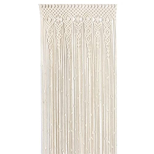 Fadenvorhang,Door String Curtain Wohnzimmer Fenstervorhang Baumwolle handgemachte gewebtes Tapisserie Wanddekor Türteiler drapieren for Apartment Home 90x180cm Ereignis Dekoration (Color : 100x200cm Fadenvorhang,Door String Curtain Wohnzimmer Fenstervorhang Baumwolle handgemachte gewebtes Tapisserie Wanddekor Türteiler drapieren for Apartment Home 90x180cm Ereignis Dekoration (Color : 100x200cm von Bswox