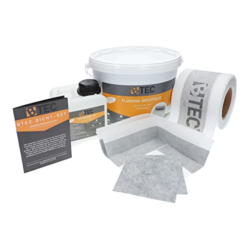 Dicht-Set 1A Duschnische Standard Flüssige Dichtfolie Abdichtung Dusche Grundierung Bad Abdichtfolie von BTEC