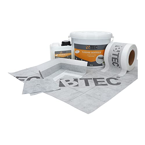 Dicht-Set 1B kleine Duschnische "Standard" Flüssige Dichtfolie/Abdichtungsbahn von BTEC