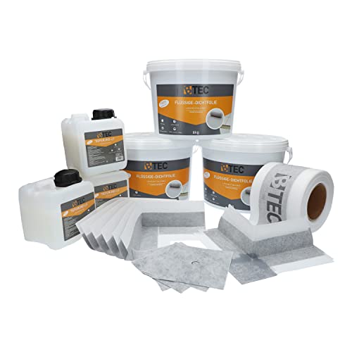 Dicht-Set 5A kleines Bad "Standard" 18kg Dichtfolie 3 l Tiefgrund Dichtband inklusive Manschetten Innen- und Außenecken Dicht-Set 5A kleines Bad "Standard" 18kg Dichtfolie 3 l Tiefgrund Dichtband inklusive Manschetten Innen- und Außenecken von BTEC
