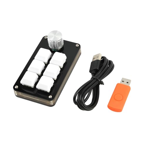 Btgghytr USB Gaming Tastatur Mit 6 Tasten Und 1 Anpassbar Programmierbar Zum Kopieren Und Einfügen Kleine Tastatur Mit Abnehmbarem Kabel Mit Hintergrundbeleuchtung Btgghytr USB Gaming Tastatur Mit 6 Tasten Und 1 Anpassbar Programmierbar Zum Kopieren Und Einfügen Kleine Tastatur Mit Abnehmbarem Kabel Mit Hintergrundbeleuchtung von Btgghytr