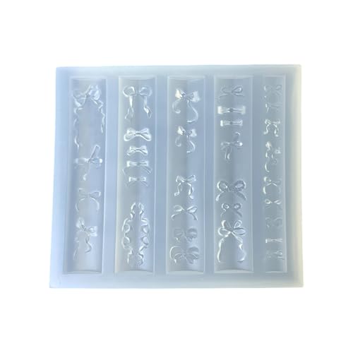 Komfortable Schleifenklebeform für individuelle Nägel, Zubehör, einfache Griffstruktur, wiederverwendbare Nägel, Kunst, Schleife, Vorlage, weiches Silikon-Nagelwerkzeug Komfortable Schleifenklebeform für individuelle Nägel, Zubehör, einfache Griffstruktur, wiederverwendbare Nägel, Kunst, Schleife, Vorlage, weiches Silikon-Nagelwerkzeug von Btgghytr