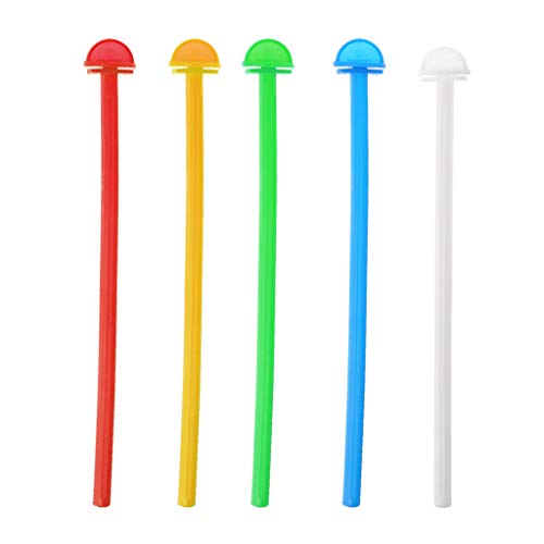 Kunststoff-Sitzstange, Vogelkäfig-Trainingsständer, Kauspielzeug für Wellensittiche, Sittiche, Sittiche, Sittiche, 5-teilig, zufällige Farbe Kunststoff-Sitzstange, Vogelkäfig-Trainingsständer, Kauspielzeug für Wellensittiche, Sittiche, Sittiche, Sittiche, 5-teilig, zufällige Farbe von Btgghytr