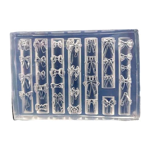 Multifunktionale Nagelform, Styling-Form, zarte Form, Zubehör, geeignet für Zubehör, Verbesserung, kreative Silikon-Nagelkunst-Schablone von Btgghytr