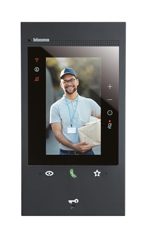 BTICINO, Classe 300EOS with Netatmo in Schwarz, erste smarte Wi-Fi-Video-Innenstelle mit integr. Alexa-Sprachassistenten, vertikaler 5"-Touchscreen, App Home+Security, 2-Draht-Technik, 344884 BTICINO, Classe 300EOS with Netatmo in Schwarz, erste smarte Wi-Fi-Video-Innenstelle mit integr. Alexa-Sprachassistenten, vertikaler 5"-Touchscreen, App Home+Security, 2-Draht-Technik, 344884 von Bticino