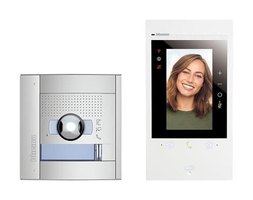 BTICINO, Flex‘ONE-Set Classe 300EOS with Netatmo + Sfera, erste smarte Wi-Fi-Video-Innenstelle mit integrierter Alexa, 5"-Touchscreen, App Home+Security, 2-Draht-Technik, 363918 von Bticino