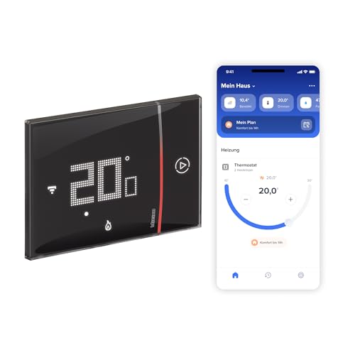BTICINO, Vernetztes Thermostat, WLAN-Schnittstelle, Booster-Funktion, Temperatursteuerung programmierbar, Integration v. Heizkörperventilen, Temperaturbereich 5 Grad - 40 Grad, Unterputz, 250V, XG8002 BTICINO, Vernetztes Thermostat, WLAN-Schnittstelle, Booster-Funktion, Temperatursteuerung programmierbar, Integration v. Heizkörperventilen, Temperaturbereich 5 Grad - 40 Grad, Unterputz, 250V, XG8002 von Bticino
