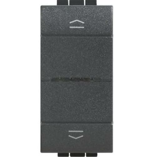 Bticino LN4027CWI Kabellose Rollladensteuerung Livinglight zum Anheben und Senken der Rollläden, die mit dem Smartphone oder mit Alexa, Siri und Google Home verbunden sind, 1 Sitz von Bticino