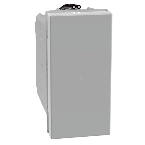BTICINO MatixGO Beleuchtungssteuerung, optimiert für LED-Licht, 1 Modul 250 Va.c., mit blauen LEDs, die LED ist nicht austauschbar, 1 Modul SJG4054LBF, beleuchteter Axial-Wechselrichter 1P 10 AX, 250 von Bticino