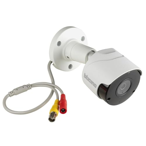 Bticino, Videoüberwachungskamera 391441 IP66, WLAN-Sicherheitskamera, Selbstmontage, für Innen- und Außenbereich, Nachtsicht, kompatibel Video-Türsprechanlagen, Weiß von Bticino