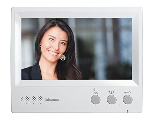 BTicino 330851 zusätzlicher Monitor, Displaygröße: 17,8 cm (7 Zoll), Farbe: Grau von Bticino