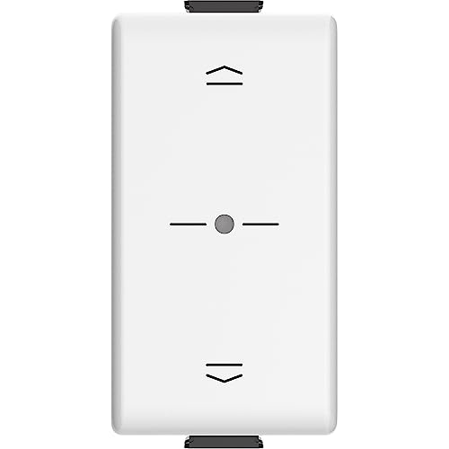 Bticino AM4027CWI Wireless Matix Smart Rollladen-Steuerung zum Anheben und Absenken von Rollos mit Smartphone oder Alexa, Siri und Google Home, 1-Sitzer, Weiß Bticino AM4027CWI Wireless Matix Smart Rollladen-Steuerung zum Anheben und Absenken von Rollos mit Smartphone oder Alexa, Siri und Google Home, 1-Sitzer, Weiß von Bticino