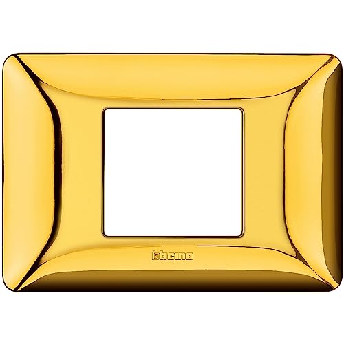 Bticino AM4819GOR Platte Matix 2 zentrierte Module, Gold glänzend Bticino AM4819GOR Platte Matix 2 zentrierte Module, Gold glänzend von Bticino