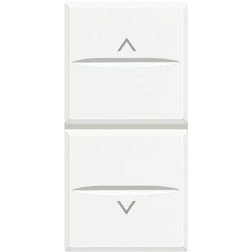 Bticino Axolute – Wippe 1 Polo Kontakt offen 10 A Block/Verriegelung 2 Module AXOLUTE Blan von Bticino