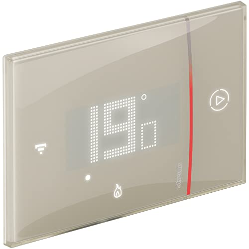 Bticino Intelligentes WLAN-Thermostat Smarther2 mit Netatmo SXM8002, Einbau, Sand von Bticino