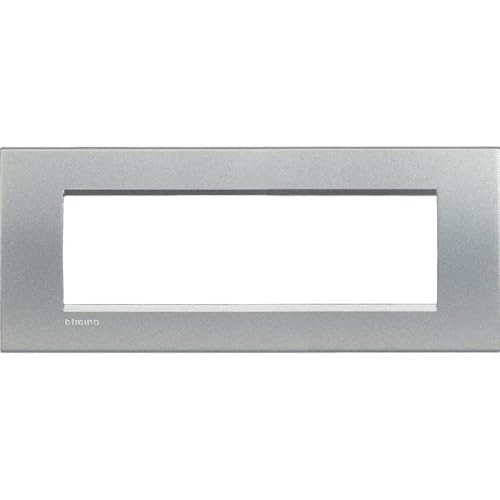 Bticino LNA4807TE 7 Module Platte, grau Tech von Bticino