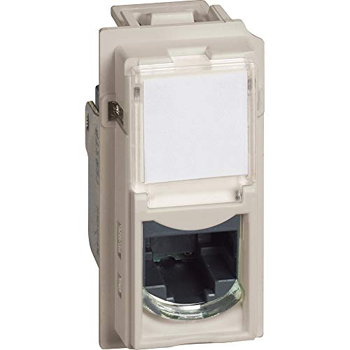 Bticino SKM4279C5EF RJ45-Stecker, Kategorie 5E UTP, für Signalübertragungssysteme mit 4 Paaren, TOOLLESS IDC Anschluss für Datenübertragung/Telefonie, Living Now Serie, 1 Modul, Farbe Sand Bticino SKM4279C5EF RJ45-Stecker, Kategorie 5E UTP, für Signalübertragungssysteme mit 4 Paaren, TOOLLESS IDC Anschluss für Datenübertragung/Telefonie, Living Now Serie, 1 Modul, Farbe Sand von Bticino