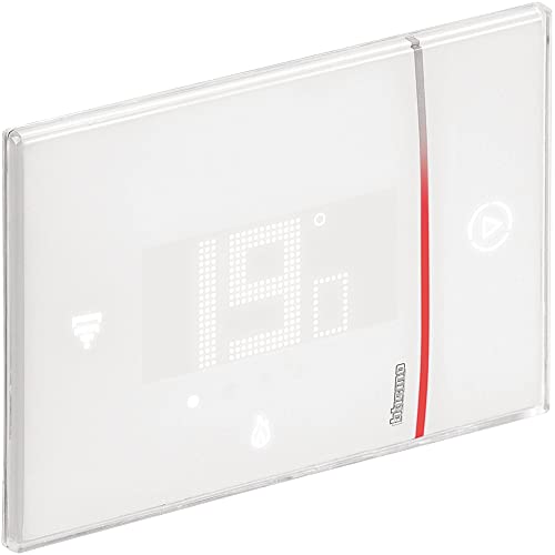 Bticino SXW8002 Digitales WLAN-Thermostat Smarther2 mit Netatmo, Unterputz-Thermostat, programmierbar, Steuerung auch über App, Alexa und Google, Anzeige der Luftfeuchtigkeit, Weiß Bticino SXW8002 Digitales WLAN-Thermostat Smarther2 mit Netatmo, Unterputz-Thermostat, programmierbar, Steuerung auch über App, Alexa und Google, Anzeige der Luftfeuchtigkeit, Weiß von Bticino