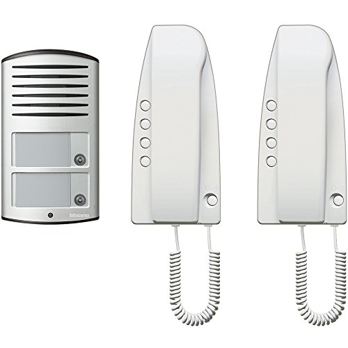 Bticino, Analoges Audioset 2-Familienhaus mit Türstation LINEA 2000 und 2 Hausstationen SPRINT, Aufputzmontage, 2 Ruftasten, Netzgerät enthalten, erweiterbar um 1 Innenstation, 363221 Bticino, Analoges Audioset 2-Familienhaus mit Türstation LINEA 2000 und 2 Hausstationen SPRINT, Aufputzmontage, 2 Ruftasten, Netzgerät enthalten, erweiterbar um 1 Innenstation, 363221 von Bticino