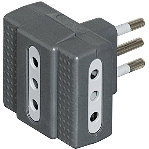 Bticino s3603g Netzstecker-Adapter für Steckdose anthrazit von Bticino